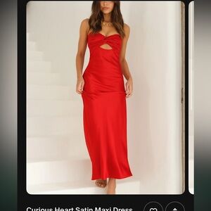 Hello molly long red dress